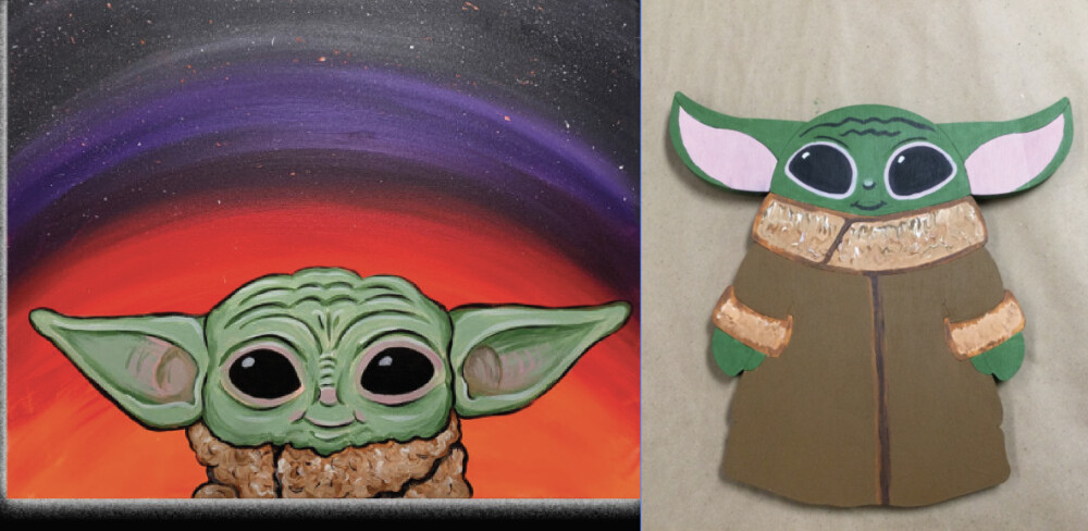 Paint the Force: A Grogu Paint &amp; Sip Night